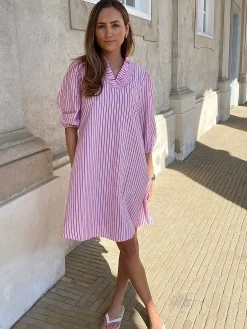 Pauline Dress ROSE STRIPE