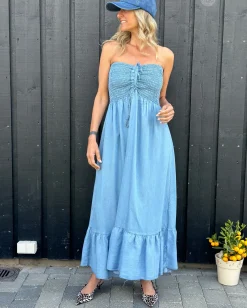 Pil Dress with smock TENCEL