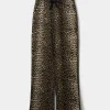 S251471 Gabby SW Sweatpants LIGHT BROWN LEOPARD