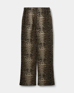 S251471 Gabby SW Sweatpants LIGHT BROWN LEOPARD