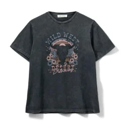 S243411 T-shirt STONE WASHED