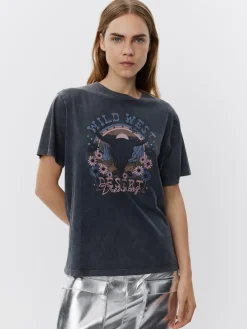 S243411 T-shirt STONE WASHED