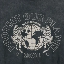 S243490 T-shirt WASHED BLACK