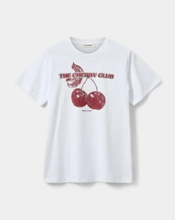 S251435 Zena SW T-shirt SNOW WHITE RED