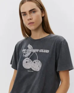 S251435 Zena SW T-shirt WASHED BLACK