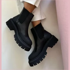 Sally Girl Low Støvle BLACK