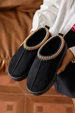 Savanna Fur Shoe M783 BLACK