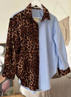 9689 Shirt BLUE STRIPE/LEO
