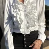 Silke Flæseskjorte WHITE