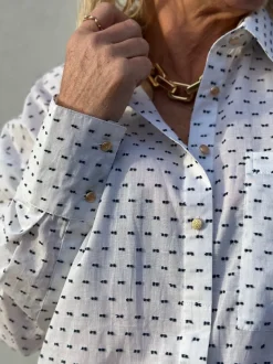 Skagen Dot Shirt WHITE