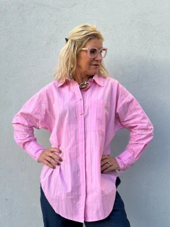Skagen Stripe Shirt PINK