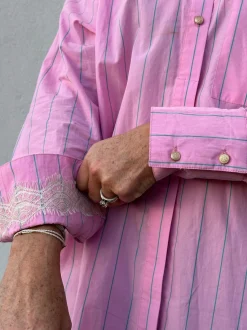 Skagen Stripe Shirt PINK