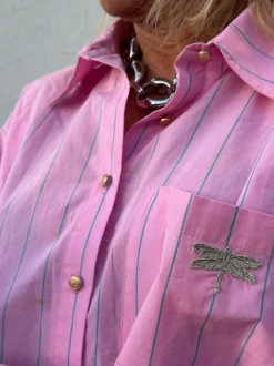 Skagen Stripe Shirt PINK