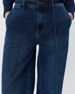 SNOS430 Caris SW Mid Jeans DARK DENIM BLUE