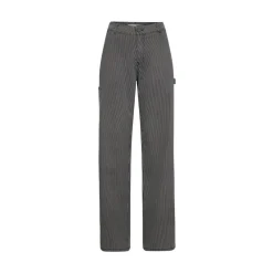 SNOS521 Trousers BLACK THIN STRIPE
