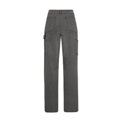 SNOS521 Trousers BLACK THIN STRIPE