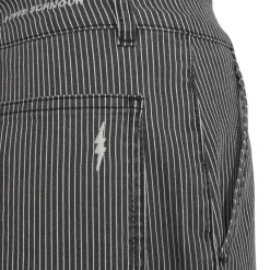 SNOS521 Trousers BLACK THIN STRIPE