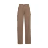 SNOS521 Trousers BROWN THIN STRIPE