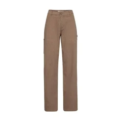 SNOS521 Trousers BROWN THIN STRIPE