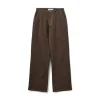 SNOS523 Trousers DARK BROWN