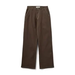 SNOS523 Trousers DARK BROWN