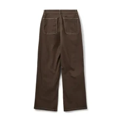 SNOS523 Trousers DARK BROWN
