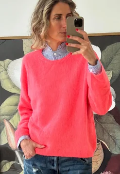 Soft Neon Knit B1202 CORAL