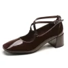 Sophie Ballerina Shoe 77-455 BROWN
