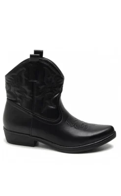 Susan Short Boot 9591 BLACK