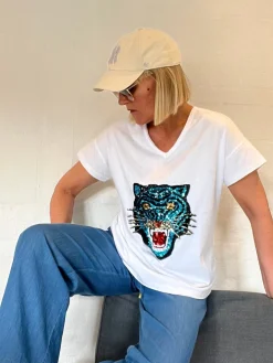 Tiger Boxy T-Shirt WHITE