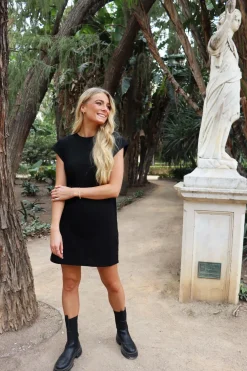 Ulla T-shirt Dress BLACK