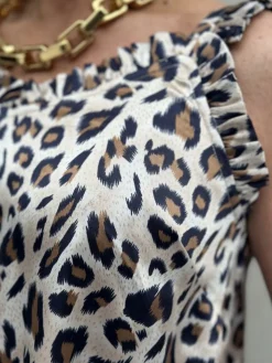 Uno Strap Top LEO PRINT