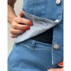 Utah Waistcoat MID BLUE