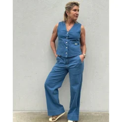 Utah Waistcoat MID BLUE