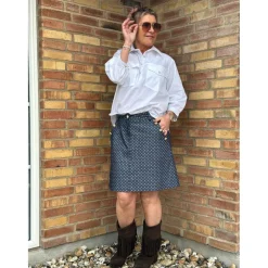 Vienna Short Skirt BLUE