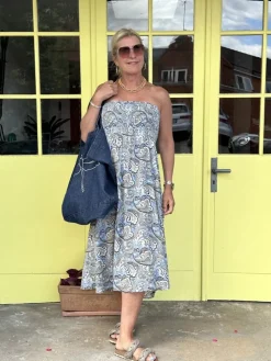 Vigo Skirt BLUE PAISLEY