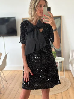 YasFudsy 2/4 Short Dress BLACK