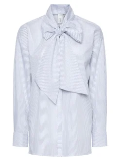 YasLoma LS Stripe Shirt STAR WHITE